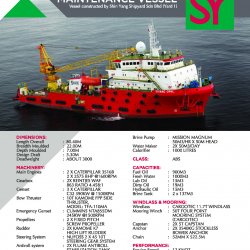 80m Work Maintenance Vessel